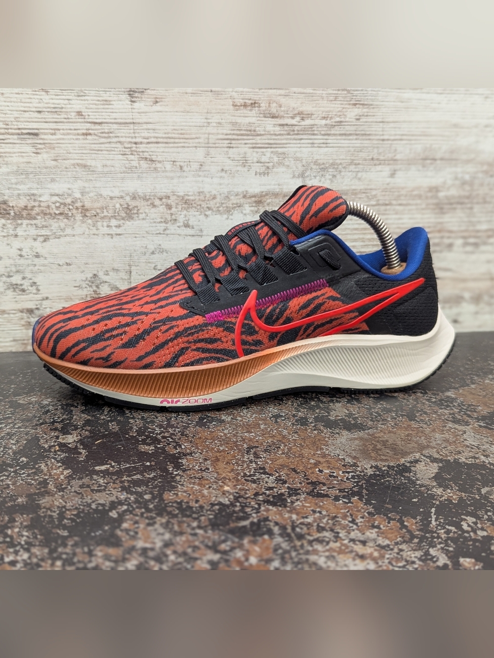 Womens Nike Air Zoom Pegasus 36 Running Shoes Sz 8 DQ7650 800 Bengal Tiger